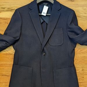 Banana Republic 40R Wool Navy Blue Blazer NWT